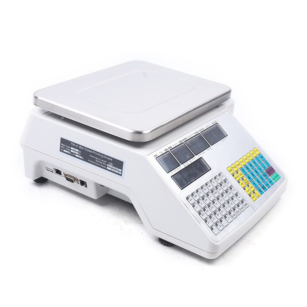 66lbs Digital Computing Price Scale Supermarket Barcode Printer Electronic Scale