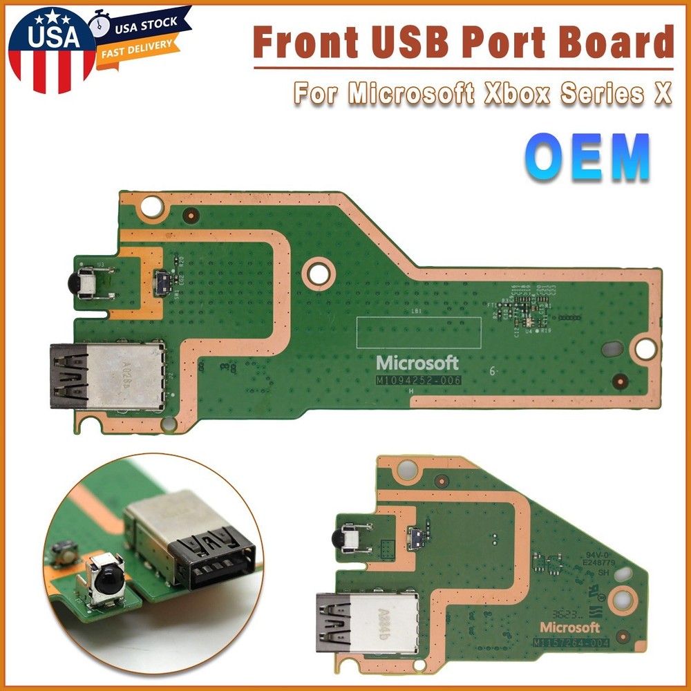 OEM Front USB Port Sync Bind Button Board Replace For Microsoft Xbox Series X