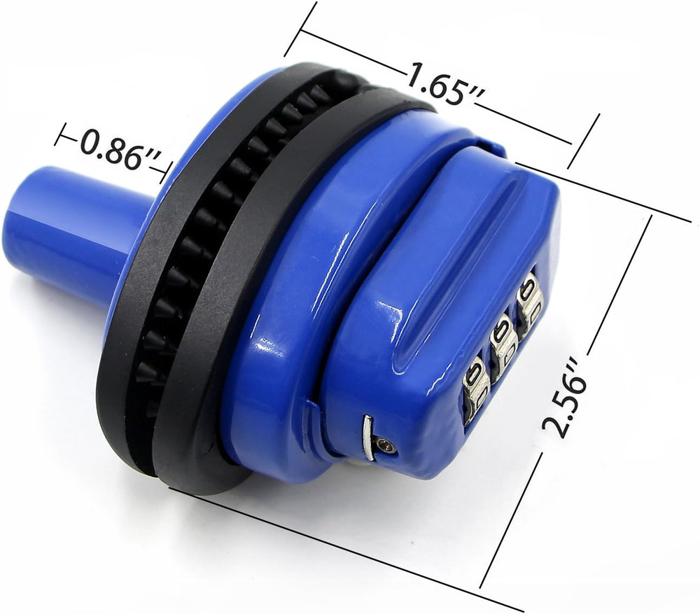 Trigger Lock 3 Digit Combination Gun Lock Gun Trigger Lock Accessories Blue