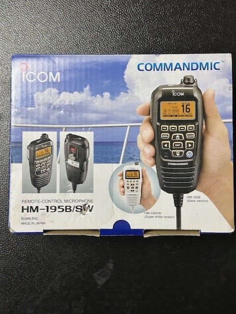 Icom HM195B Command Mic IV Black Second Station