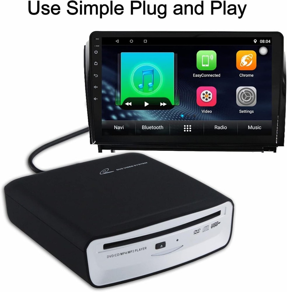 USB External Car Universal CD Player USB Connection Portable CD Players for Car