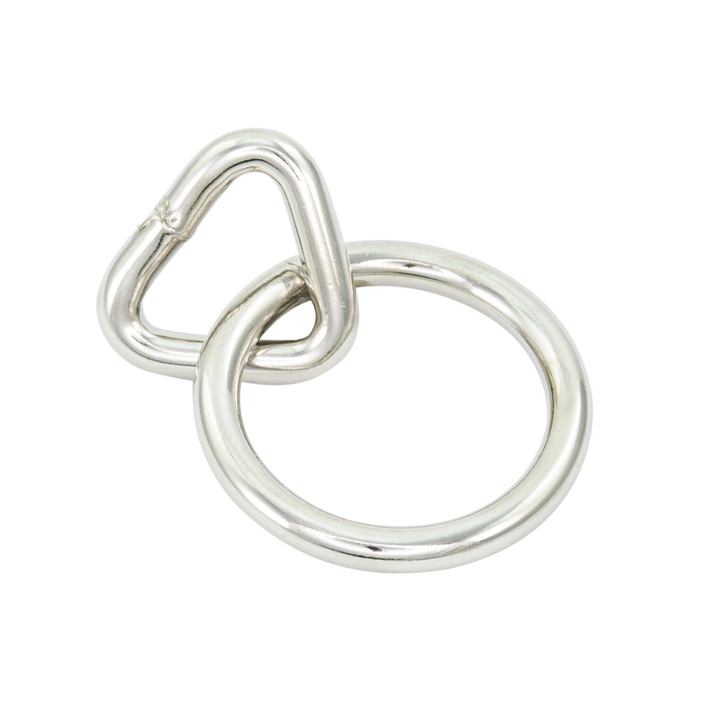 Medium Large 42mm (ML Size) Silver Bondage Rings - Single ring - StudsAndSpikes