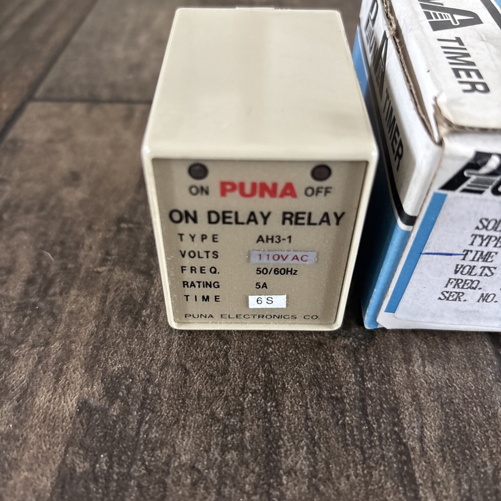 PUNA AH3-1 Timing Delay Relay
