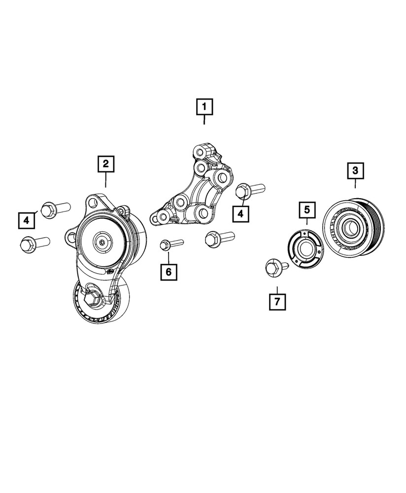 Genuine Mopar Bolt 68148385AA