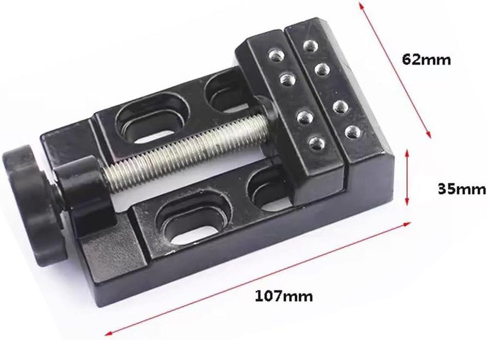Precision Tapping Tool Set: 6 Taps, Vise & Hand Tapper Wrench Included