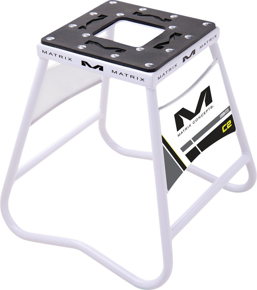 MATRIX CONCEPTS,LLC Steel Stand - White C2-100
