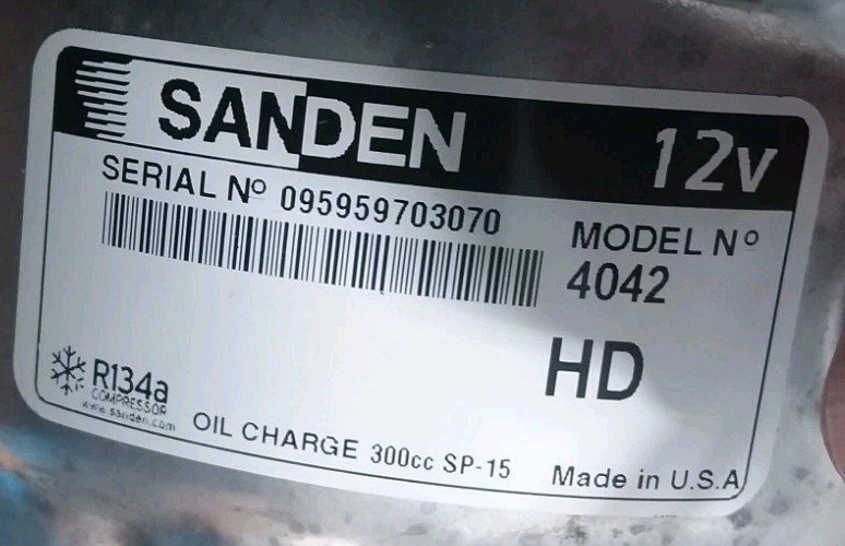 Sanden, 4042, COMP OEM GRADE,