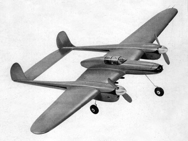 AT Interceptor Control Line 30" Wing RC Model Airplane Printed Plans & Templates