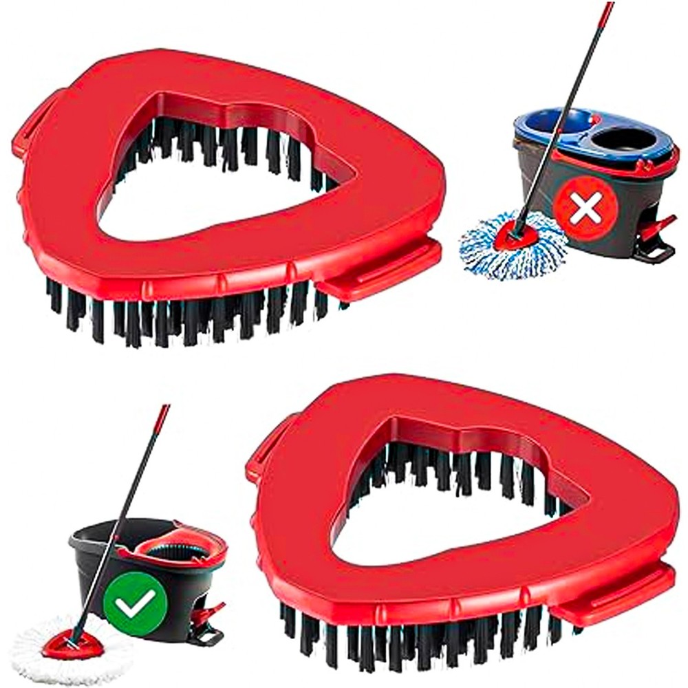 Scrub Brush,1-4 Pack Spin Scrub Brush Replacement Head Compatible O Cedar US