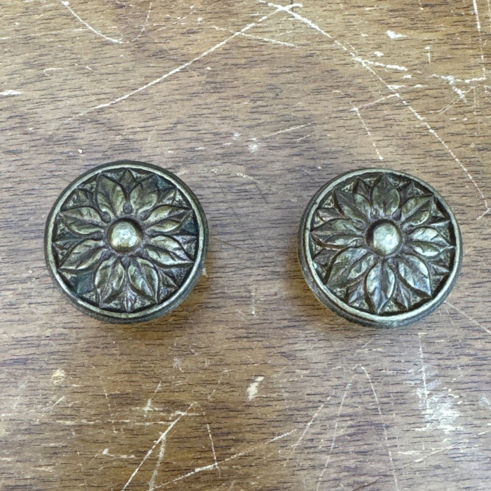 Drexel San Remo Dresser Drawer Knobs 2 MCM Italian Provincial Handle Pull