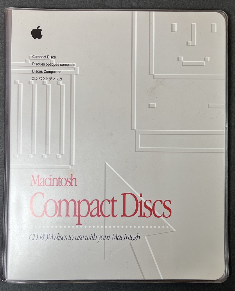 Vintage Apple Macintosh Compact Discs CD-ROM Software Bundle Encyclopedia Games
