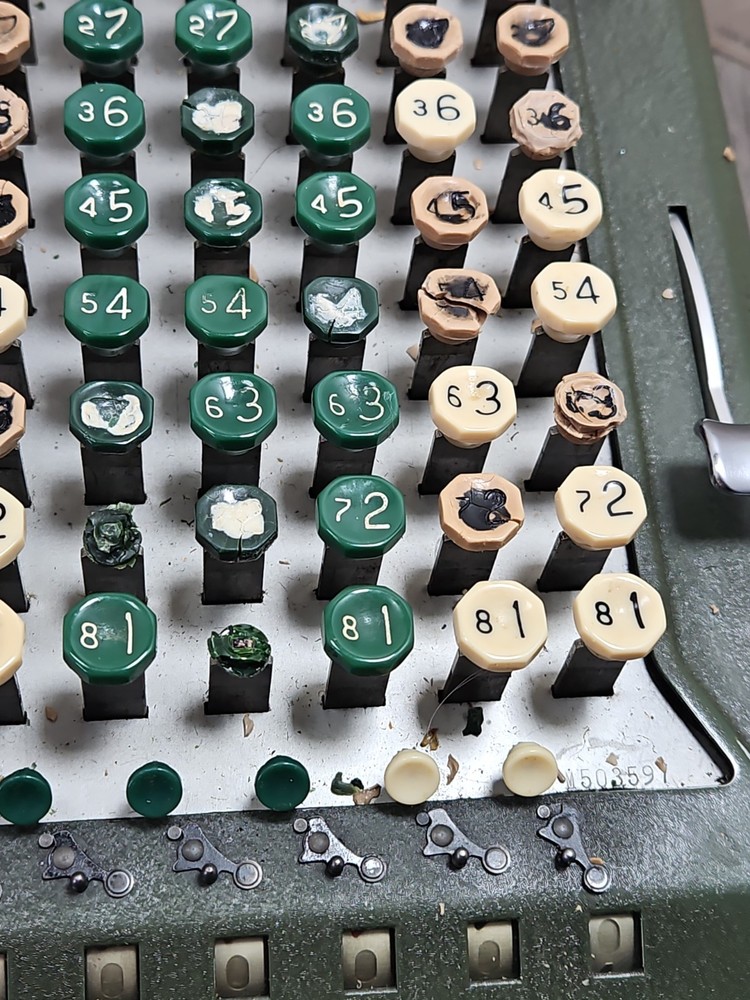 Vintage Comptometer Felt & Tarrant Needs Restoration