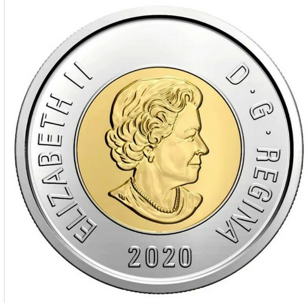 NEW 🇨🇦 Canada 2020 $2 ※ Polar Bear ※ BU UNC. From Mint Rolls