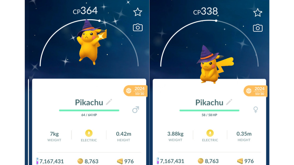 ⚡Shiny (Dazzling) Pikachu Witch Hat Pokemon GO⚡ Registered Only