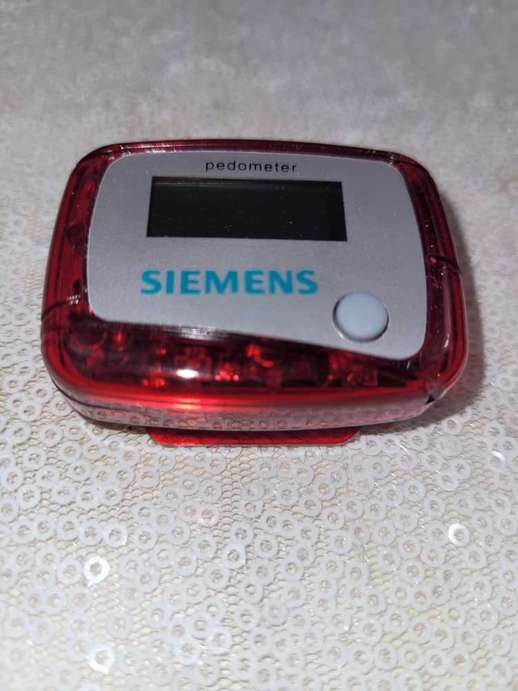 (2) Siemens Brand Pedometer Step Counters, Battery Included.  Auto Turn Off.