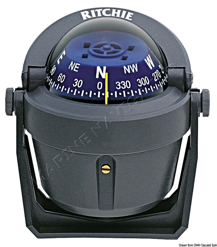 RITCHIE Explorer Compass Bracket 2 Inches 3/4 Grey/Blue