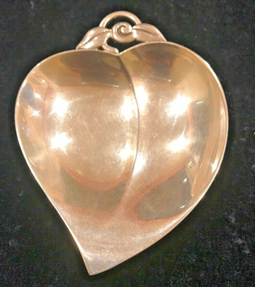 Tiffany & Co Small Sterling Silver Leaf Dish