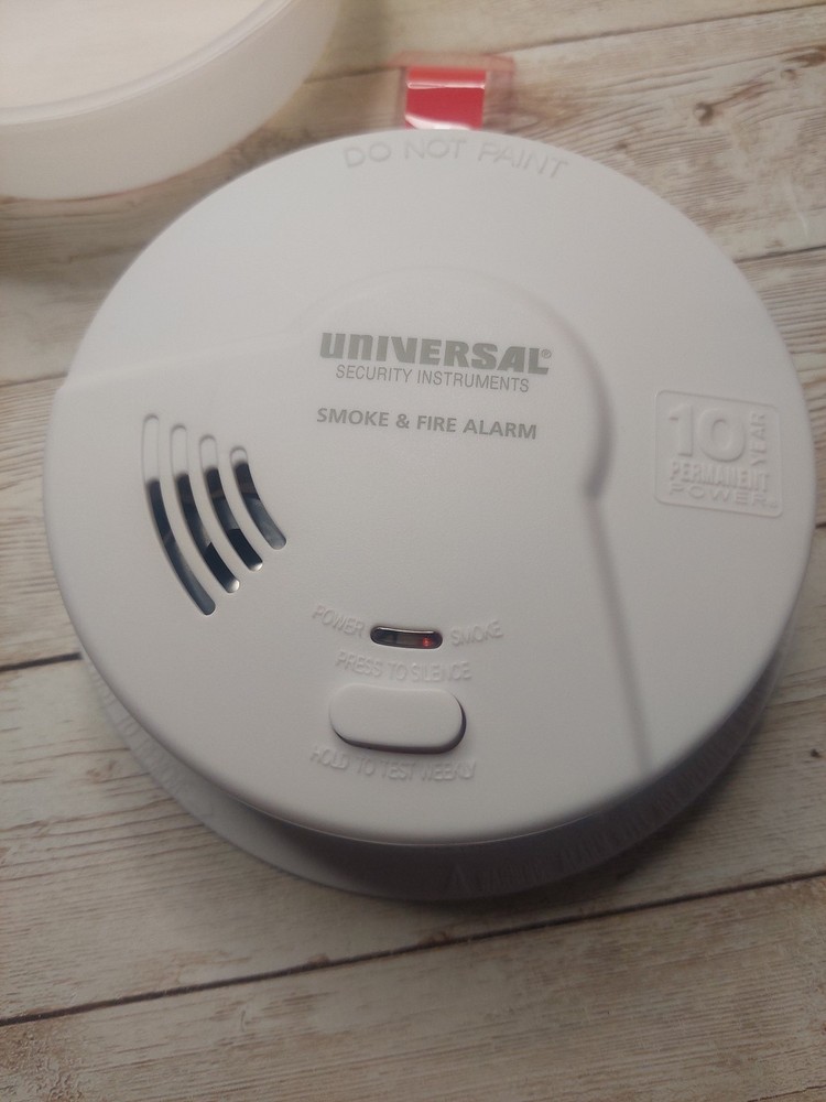 Universal Security Instruments 1 Pack 2 In 1 Smoke&Fire Alarm