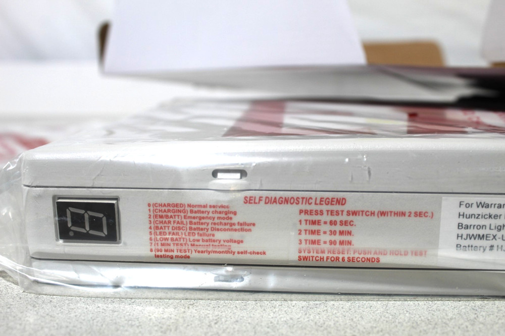 Exitronix emergency lighting WMEX-UBP-WH-G2-NI-HB