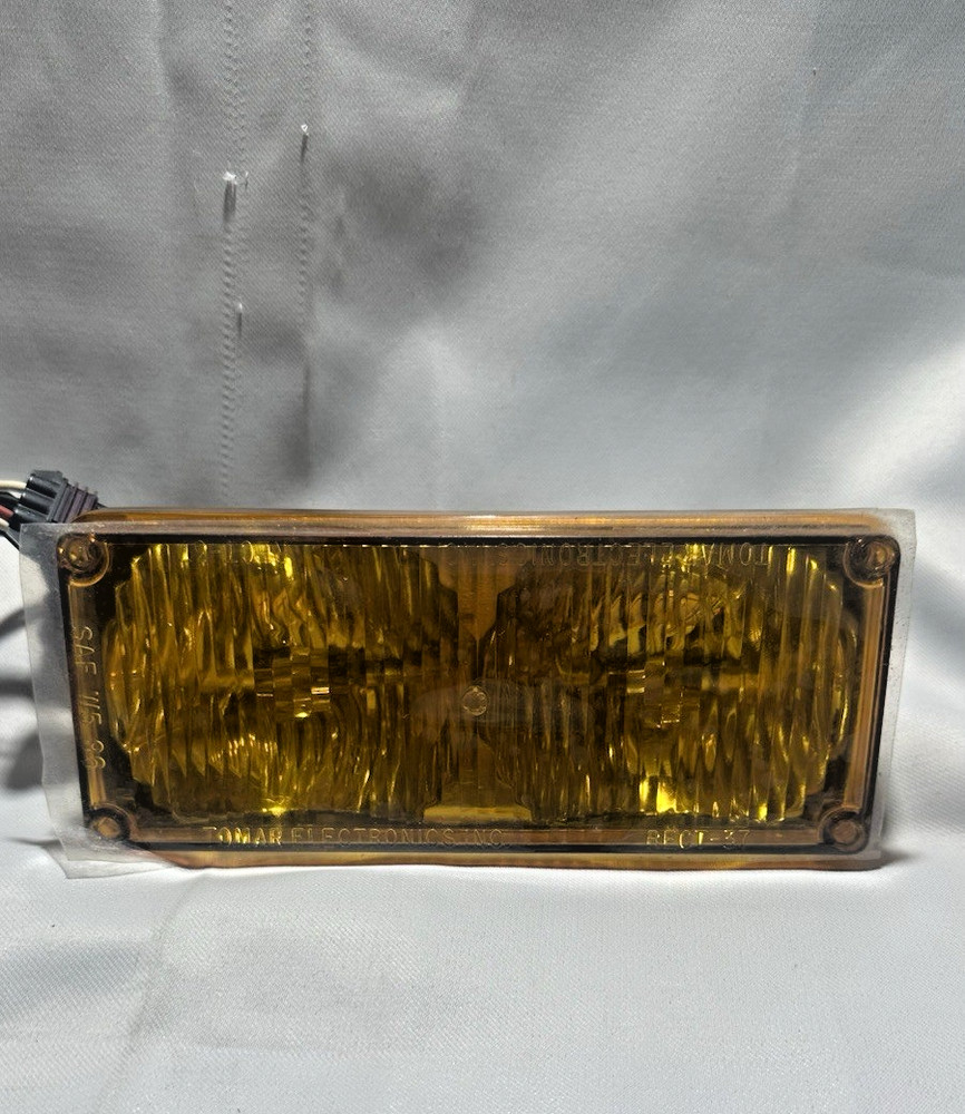 TOMAR RECT‑37SSWP Amber Waterproof Strobe Lamp
