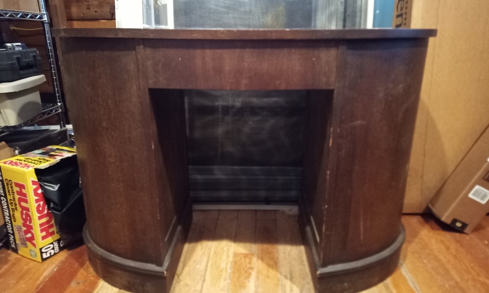 antique kidney shaped desk