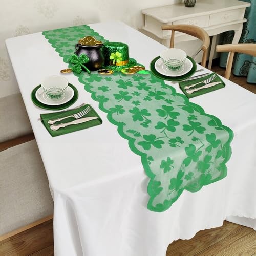 St Patricks Day Decorations, St Patricks 1 pcs St Patricks: 1PCS Table Runner