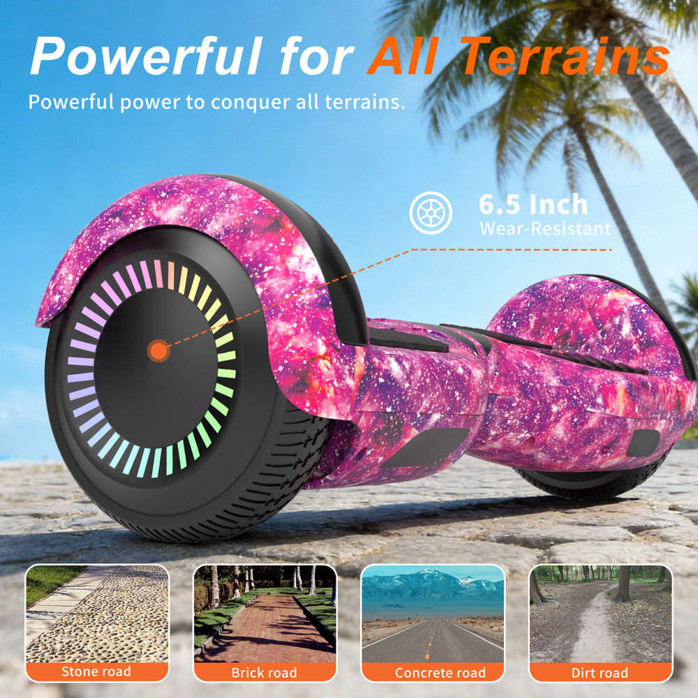 Commugo Hoverboard Bluetooth All Terrain Hover Board LED APP Control UL 2272