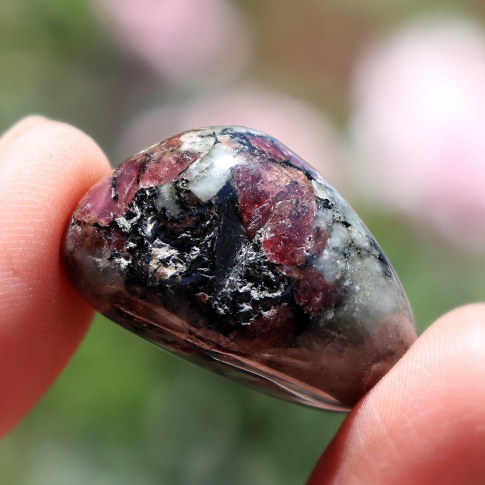 Polished Eudialyte, Fluorescent Mineral (EUD33)