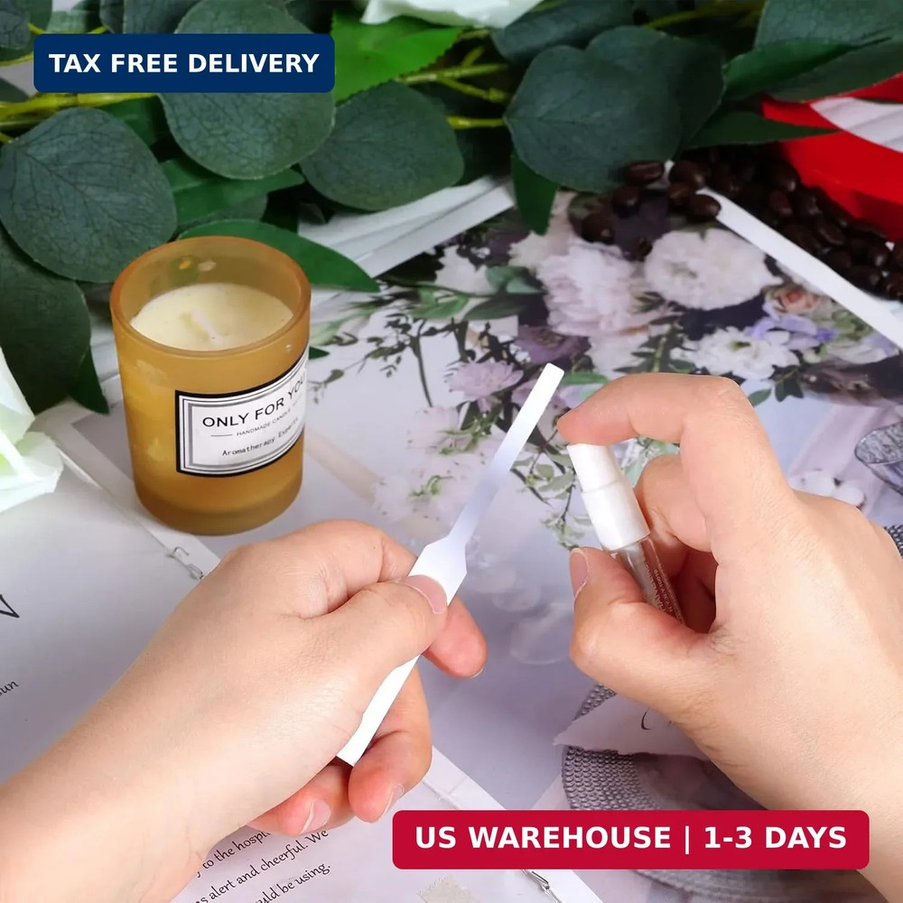 600Pcs Perfume Test Strips Paper Perfume Testing Strips Disposable Perfume Test