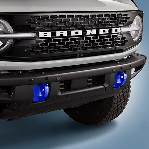 Blue Tow Hook Pair for Ford Bronco 2017-2024
