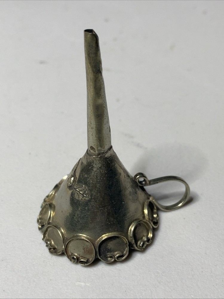 Antique Sterling Silver Mini Perfume Funnel