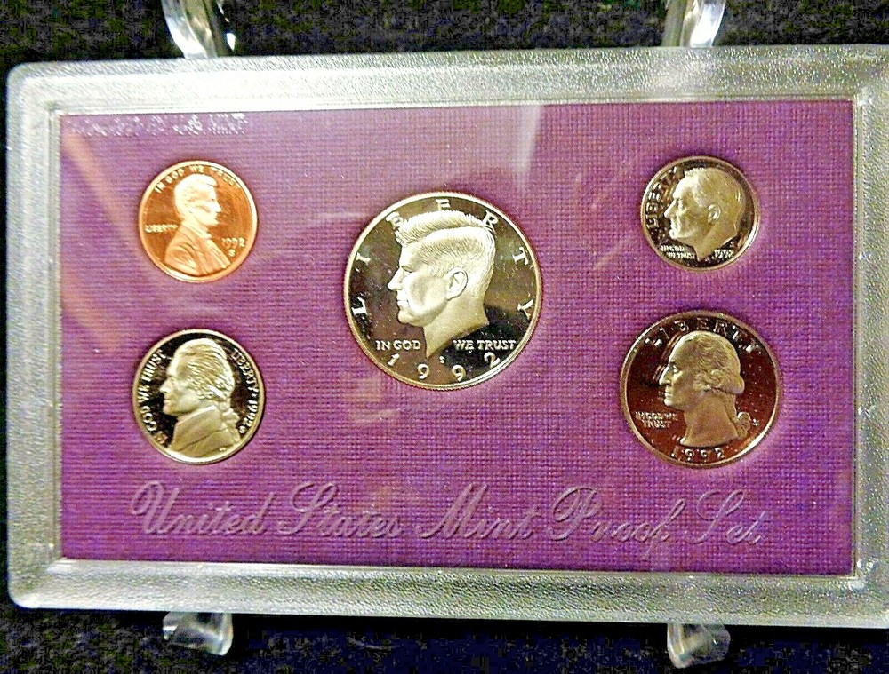 1992-S U.S. Mint Proof Set With Box And COA