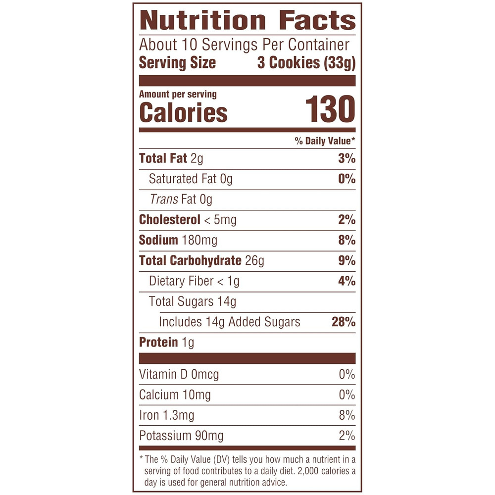 Iced Molasses Cookies, 12 Ounce