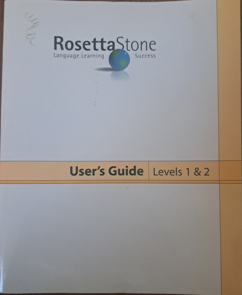 Rosetta Stone Hebrew Language Learning software, CD Rom Level 1, Books Level 1&2