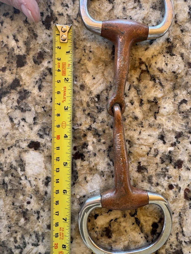 Eggbutt Snaffle Bit Stainless Copper Mouthpiece