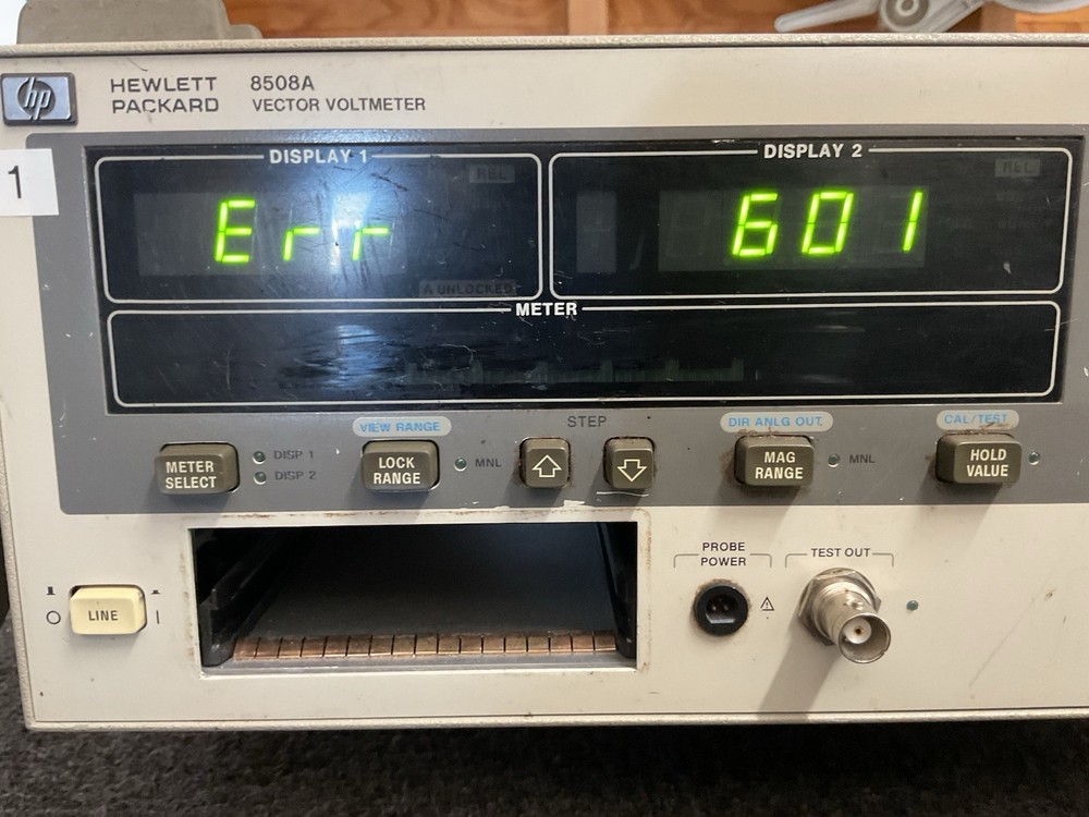 HP Hewlett Packard 8508A Vector Voltmeter