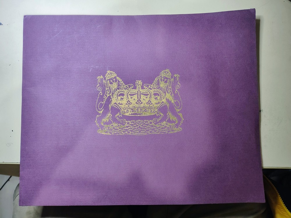 Solomon Islands Commemorative Gold Stamp envelope