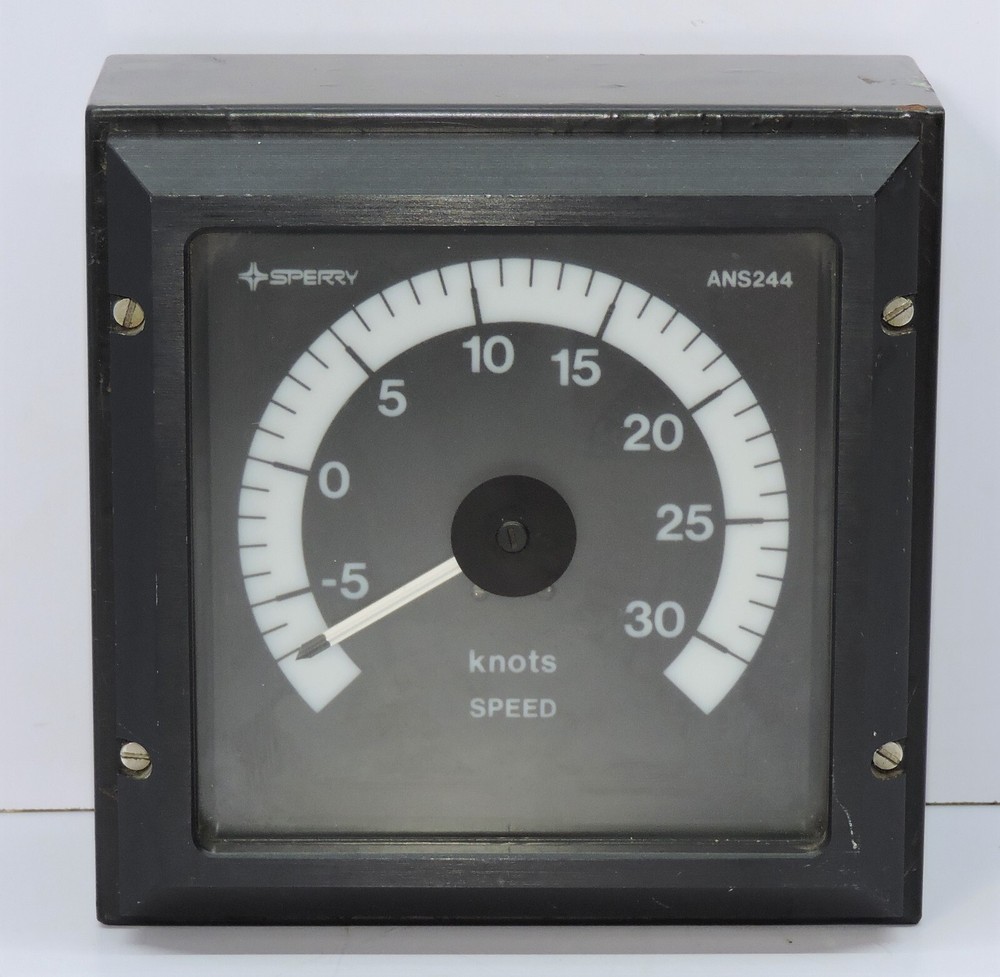 SPERRY ANS244 SPEED LOG ANALOG INDICATOR