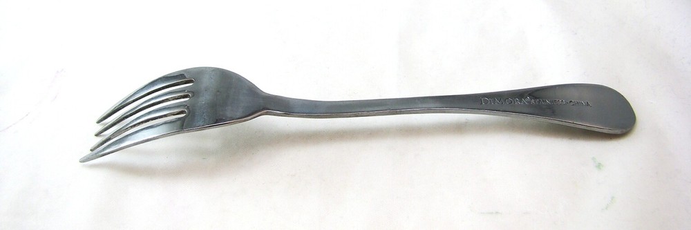 DiMora Stainless Steel Unknown "HAMMERED" Pattern Salad Fork(s)