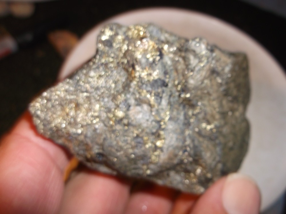 Gold, silver, copper, 365 grams samples ,ore high grade .