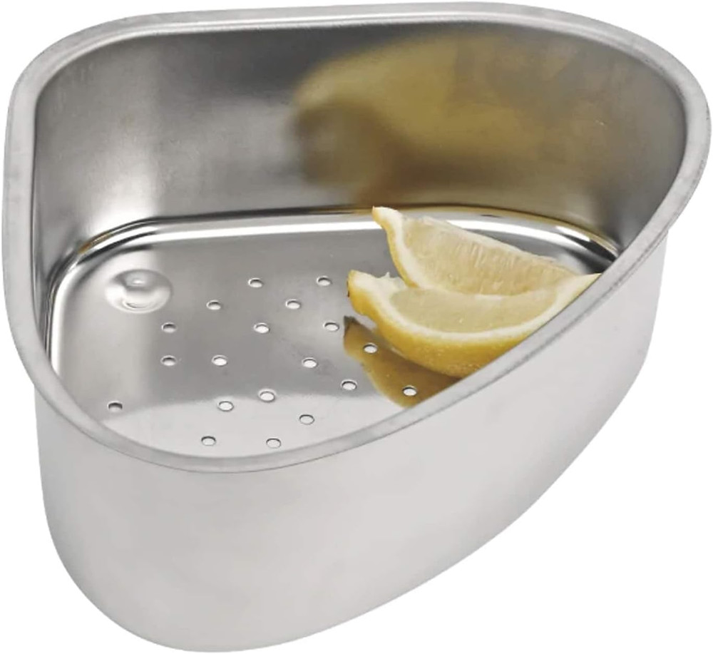 Corner Sink Strainer, Standard, Stainless