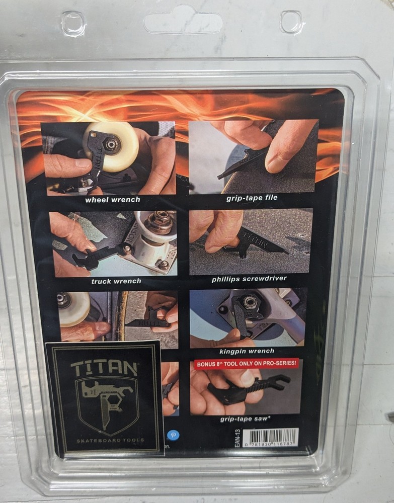 Titan Skateboard Tools Pro Legends Series Multi-Purpose Skate Tool