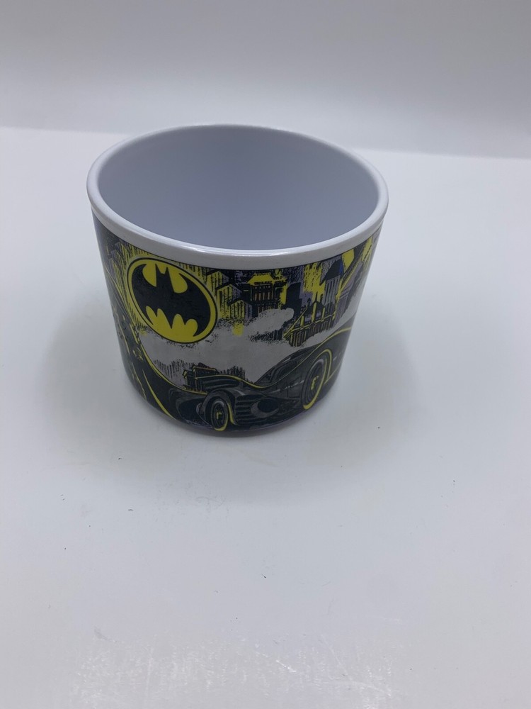 1991 Batman Batmobile DC Comics Plastic Cup 2.5 Inches Tall