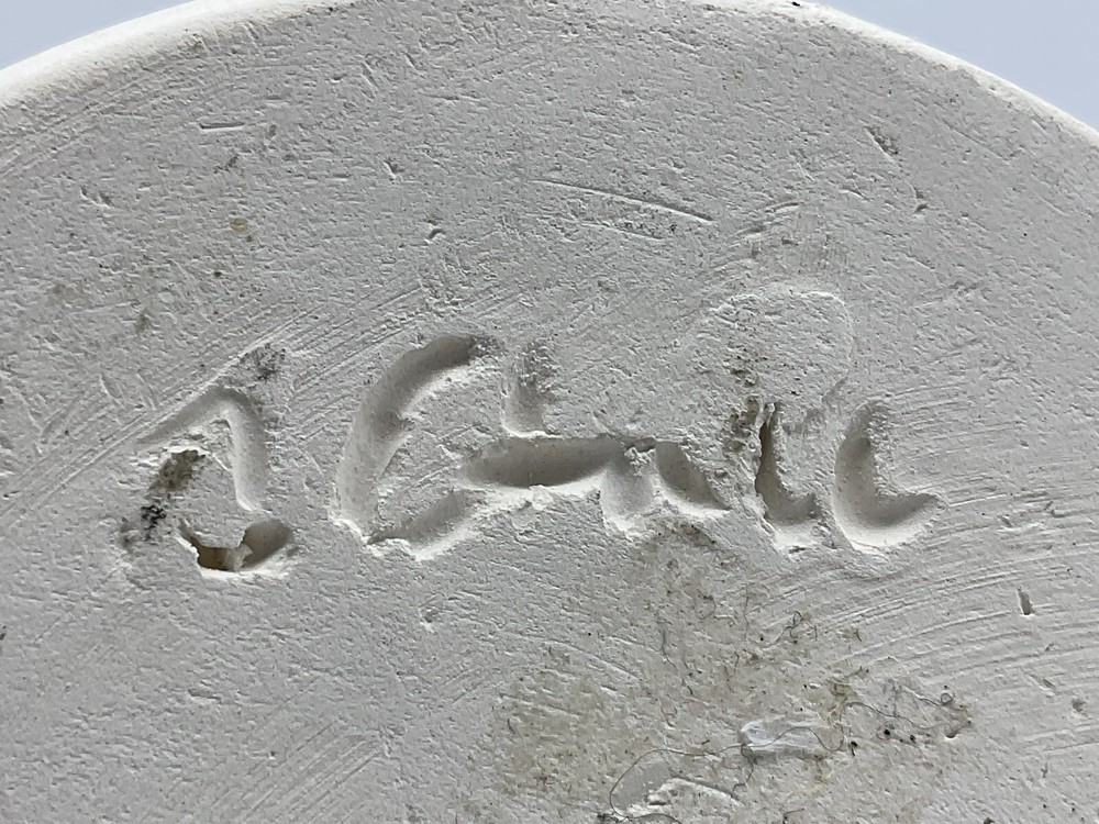 Robot mug or pitcher hand thrown and hand painted