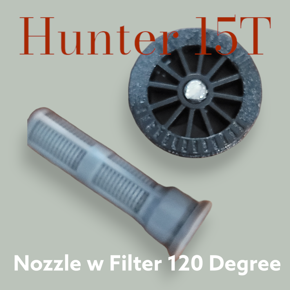 Hunter Pro Fixed T Arc Nozzle Third - 120 Degree Select 8' 10' 12' 15' w Filter