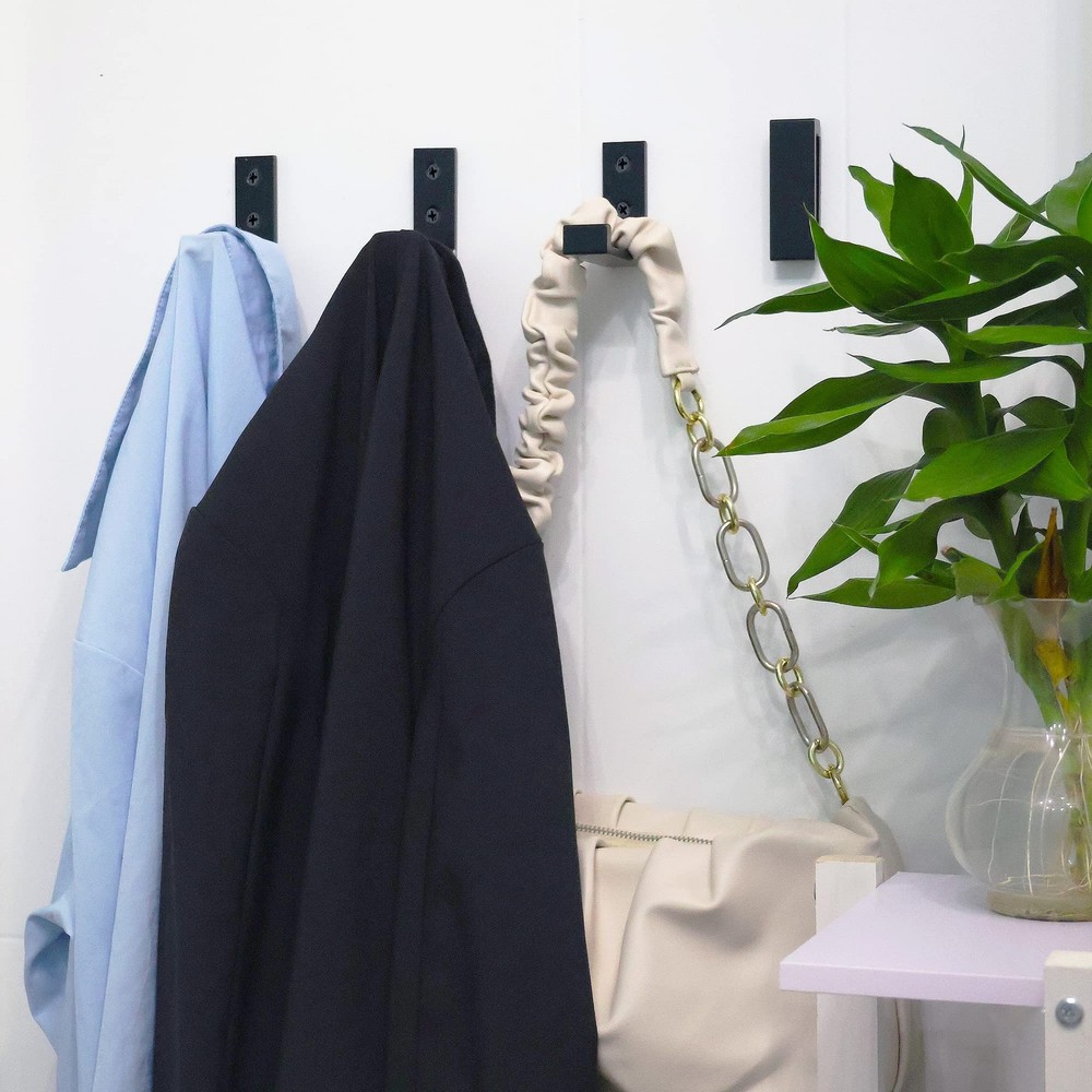 Folding Wall Hook 2PCS Folding Coat Hooks for Hanging Heavy Duty Coat & Bag &...