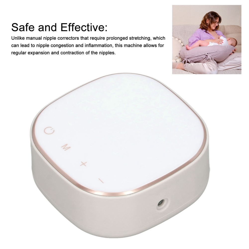 White Electric Nipple Corrector 9 Level Adjustable Inverted Corrector WT