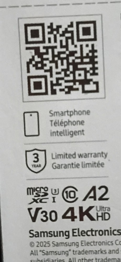 Samsung T7 256gb Micro SD Card