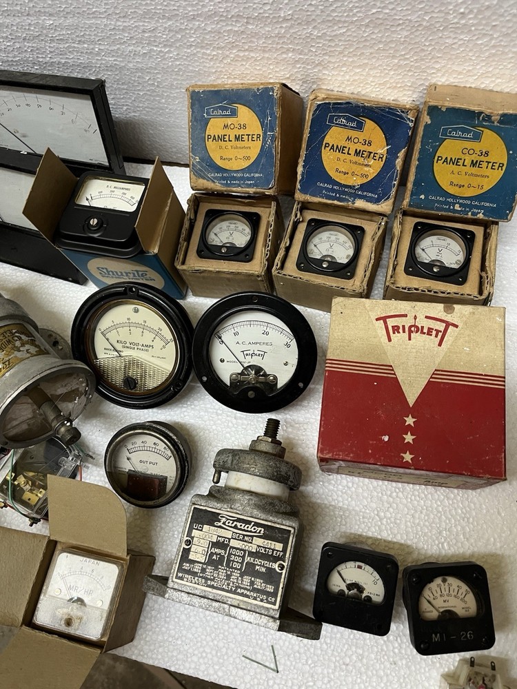 calrad triplett & more meter lot