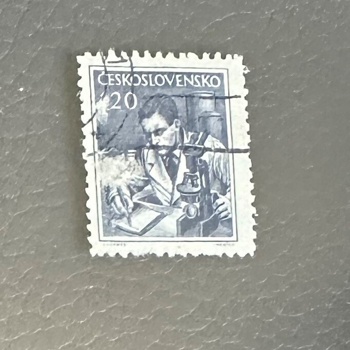 Vintage Ceskoslovensko 20 stamp